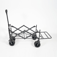 Wagon pliant pliable de nouvelle conception pour les activités de plein air de camp de jardin et de plage-Chariot portable à roues larges pour poussette