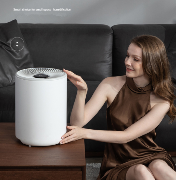 Smart Touch Control Waterproof Top Fill Humidifier 4L Single Nozzle Steam Cool-Mist Impeller Evaporative Air Humidifier