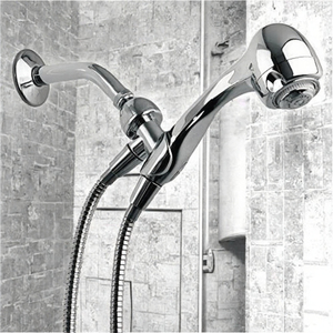 Chrome Handheld <b>Shower</b> Head 3 Spray Modes Wall Mounted Pressure Compensation <b>Hand</b> <b>Shower</b> for Bathroom <b>Shower</b> Room - Product Image 2