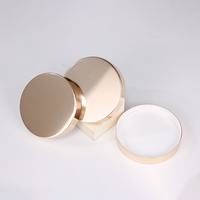 Tutup Botol Kosmetik Aluminium Anodized OEM Kustom Anti Bocor 89/400 Emas Perak untuk Wadah Krim