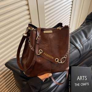 Bolso Tote Estilo Maillard Vintage para Mujer, Bolso Bandolera de Gran Capacidad, Diseño Único para el Trabajo y Uso Diario - Product Image 2