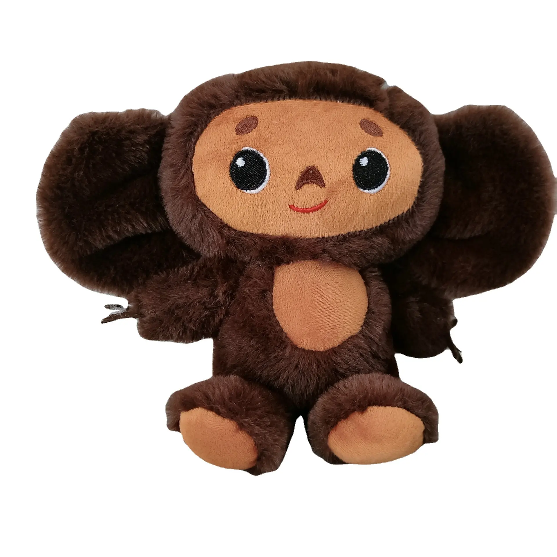 Cheburashka Knuffel Grote Ogen Aap Cheburashka Pop Praten Zingen Rusland Grote Oren Aap Knuffel Dieren Speelgoed