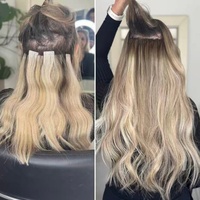 Bande de cheveux vierges invisibles sans couture Remy à Double extrémité épaisse européenne Starose dans les extensions