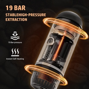 Machine à <span class=keywords><strong>café</strong></span> portable 19 bars tendance 2026 pour capsules, idéale pour les voyages et l'extérieur, pour Latte et Americano - Product Image 4