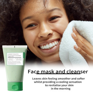 CREMA FACIAL DE ARCILLA DE TOMATE VERDE con VITAMINA C, FRAGANCIA NATURAL, HIDRATANTE, TAMAÑO REGULAR, Tratamiento Limpiador Profundo - Product Image 2