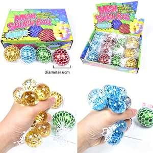 Pelota Antiestrés de Silicona con Sonido, Juguete Pequeño para Descomprimir, Diseño de Uva, Popular en Redes Sociales - Product Image 2