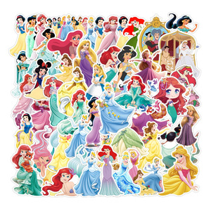 Colección de <span class=keywords><strong>Princesas</strong></span> de Dibujos Animados DSN, Papelería Creativa Móvil, Cuaderno, <span class=keywords><strong>Taza</strong></span> de Agua, Adhesivo Decorativo para Patineta - Product Image 1