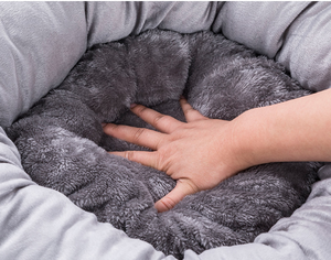 Herbst und Winter Tiefschlaf runde Haustier Plüsch Fell Hunde bett Donut/Katzen matte - Product Image 4