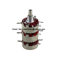 Potentiomètre rotatif à trois unités TH-3 220KA, WTH118 220K