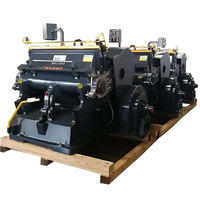 Machine de Découpe et de Rainage à Plat pour Fabrication de Boîtes à Pizza et Boîtes à Gâteau en Carton