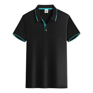 코튼 인터컬러 일반 남성 골프 옷깃 사용자 정의 디자인 고품질 스포츠 남성 캐주얼 폴로 셔츠