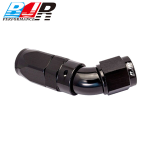 BJR Performance <span class=keywords><strong>Parts</strong></span> - Conectores Giratorios de Aluminio para Motor Deportivo, 45 Grados, AN6 AN8 AN10, de Una Pieza, Flujo Completo, para Autos Modificados - Product Image 5