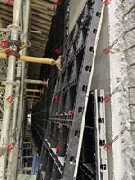 Panneaux de coffrage modulaires en ABS pour murs de soutènement, économiseurs de main-d'œuvre, réutilisables plus de 100 fois, en plastique, pour sites éloignés