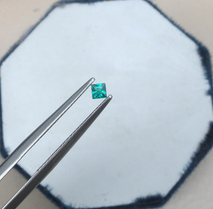 Oferta Especial: Esmeralda Colombiana de 2.5mm, Corte Cuadrado, 0.18 Quilates, para Joyería, Manualidades, Coleccionismo y Regalos - Product Image 3