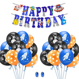 Weltraum Geburtstags feier Dekorationen Pack Luftballons Set <span class=keywords><strong>Astronaut</strong></span> Ballon Rakete Ballon Jungen Geburtstags feier Dekorationen - Product Image 4