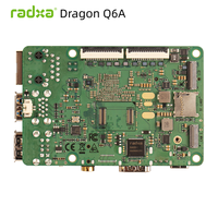 Carte mère Radxa Dragon Q6a, IA, Qualcomm QCS6490, LPDDR5, CPU Octa-core Tri-cluster, GPU phare, Interface GPL0 standard 40 broches