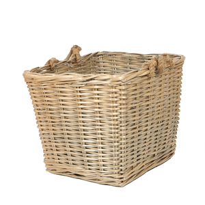 Hot sale <strong>cheap</strong> large wicker firewood <strong>baskets</strong> handmade willow storage <strong>baskets</strong> with handle