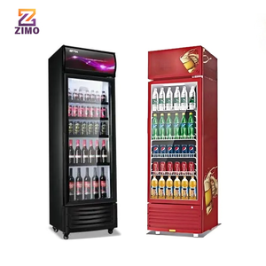 Refroidisseur debout <span class=keywords><strong>réfrigérateur</strong></span> magasin porte en verre affichage <span class=keywords><strong>réfrigérateur</strong></span> armoire à vin visible commercial vertical vitrine de boissons - Product Image 1