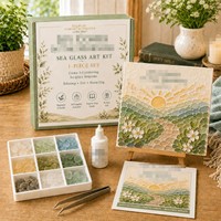 Ensemble d'art en verre marin Psalm : Confort et Force