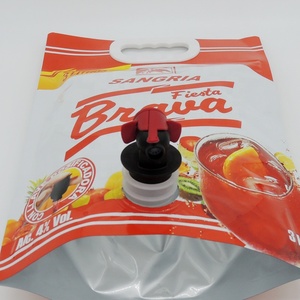De Biodegradable de papel de aluminio bolsa de vacío en <span class=keywords><strong>caja</strong></span> de <span class=keywords><strong>vino</strong></span> líquido bolsa en <span class=keywords><strong>caja</strong></span> 3L <span class=keywords><strong>con</strong></span> caño <span class=keywords><strong>grifo</strong></span> - Product Image 5