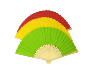 Éventail pliant portable de 21 cm en tissu et bambou, vierge, pour la peinture, le dessin, les mariages, les fêtes, cadeau, dropshipping - Product Image 6