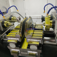 Máquina CNC de Fresado de Extremos Autocentrante Hidráulica XY820 - Herramienta de Procesamiento de Piezas de Eje con Sujeción Automática