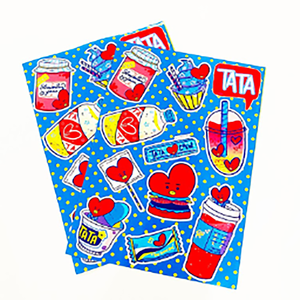 Stampa personalizzata colore vinile Cartoon Planner cancelleria per il taglio di adesivi <span class=keywords><strong>A4</strong></span> A5 a 6 dimensioni Kiss taglio adesivi lenzuolo - Product Image 6
