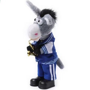 BELO TEMPO Giocattolo di <span class=keywords><strong>Peluche</strong></span> Super Morbido a Forma di <span class=keywords><strong>Asino</strong></span> - <span class=keywords><strong>Asino</strong></span> Elettrico Animato che Canta e Balla per Compleanno - Product Image 6