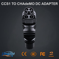 Adaptateur EV Longood CCS1 vers CHAdeMO, charge rapide DC, chargeur CCS1 économique, connecteur EV japonais