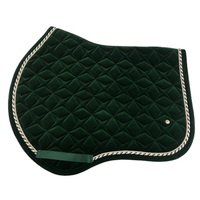 Nouveaux produits pour chevaux Couverture de selle personnalisée Fournisseur équestre Dressage équin Tapis de selle western avec cristal