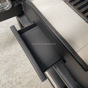 Chimenea independiente Estufa de <span class=keywords><strong>pellets</strong></span> Horno de calefacción de leña de alta eficiencia de calor para interiores - Product Image 4