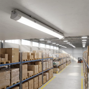 Luz LED Tri-Proof de Ahorro de Energía, 150cm 5ft 60W, Hasta 140lm/W, IP67 IK10, Conectable, con Controlador Tridonic Osram, Iluminación para Almacenes - Product Image 6