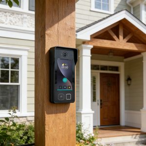 Vidéophone intelligent Wi-Fi Hiwink HW-0205 1080P avec écran IPS 4 pouces, détection de mouvement, résistant à l'eau, reconnaissance faciale et mot de passe à usage unique - Product Image 1