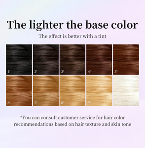 Crème colorante capillaire semi-permanente étonnante, gris <span class=keywords><strong>argent</strong></span>é, gris glacé, blanc pâle, doré, pour salon professionnel, <span class=keywords><strong>coloration</strong></span> capillaire à faible teneur en ammoniaque - Product Image 6