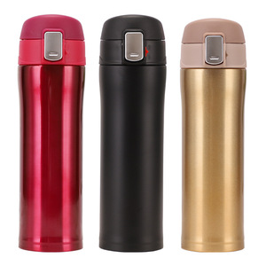 Botella de agua aislada de acero inoxidable 304, termo portátil con tapa abatible para uso en exteriores - Product Image 5