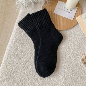Calcetines Térmicos <span class=keywords><strong>de</strong></span> Invierno para Mujer, <span class=keywords><strong>de</strong></span> Alta Calidad, Color Sólido, Gruesos, Cómodos y Cálidos - Product Image 6