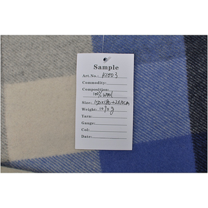 Manta de Lana Raschel BLUE PHOENIX, 100% Lana, Diseño a Cuadros, Lujosa, Personalizada, Acogedora, Suave, Cálida para Invierno, <span class=keywords><strong>Mora</strong></span> - Product Image 6