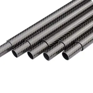 Telescopic Carbon Fiber Tubes Carbon Fibre Topping Lift Pole Carbon Fibre Telescopic Pole