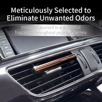 Diffuseur de parfum solide en verre OEM pour grille d'aération de voiture, diffusion rapide, parfum longue durée, accessoires de décoration, rafraîchisseur d'air