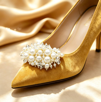 Clips de chaussures détachables en perles et cristaux, ornements de chaussures de mariée, broches pour chaussures, accessoires de décoration pour chaussures à talons hauts