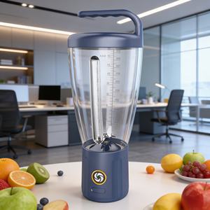Licuadora Portátil Inalámbrica de 1000 ml con Cable USB, a Batería, a Prueba de Fugas, 150 W, de Alta Resistencia, Funcionamiento Silencioso, Libre de BPA, Multifuncional, para Triturar Hielo, para Auto y Hotel - Product Image 1
