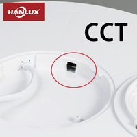 Lampu langit-langit Led kotak bulat Modern, lampu langit-langit LED Super ramping untuk kamar tidur dapur permukaan sangat tipis dipasang