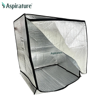 Housse de protection thermique anti-condensation personnalisée à 6 faces en aluminium aluminisé pour palettes, idéale pour la protection des marchandises en transport maritime