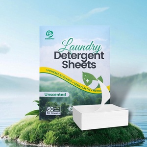 Eco-Friendly Biodegradable Hypoallergenic Safe Super <b>Condensed</b> Laundry Detergent Sheets Eco-<b>Strips</b> - Product Image 5