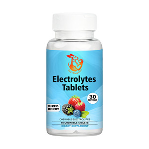 Tabletas de Electrolitos de Marca Privada OEM, Apoyo para la Energía e Hidratación con Sodio, Suplementos Deportivos - Product Image 1