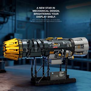 Nouveau produit, modèle de bloc de construction de moteur F35, double buse, décollage vertical, turbine à déformation automatique, cadeau éducatif, vente en gros OEM - Product Image 6