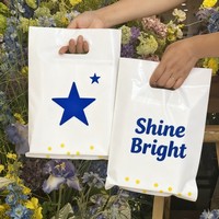 Bolsas de Compras Ecológicas con Diseño Personalizado, Bajo MOQ, Impresión Serigráfica en Plástico para Empaque de Ropa o Calzado con Logotipo