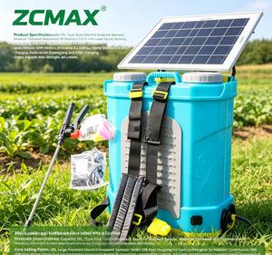 Pulvérisateur <span class=keywords><strong>à</strong></span> <span class=keywords><strong>dos</strong></span> électrique solaire 20L 16L <span class=keywords><strong>avec</strong></span> double charge pour la pulvérisation de pesticides agricoles et l'arrosage des jardins - Product Image 4