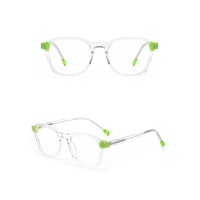 Gafas Ópticas de Acetato para Niños, Estilo Moderno, Monturas de Alta Gama, Duraderas y Cómodas para Uso Diario, Disponibles en Stock