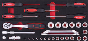 Juego de Herramientas mecánicas para reparación de automóviles, llave de tubo multifuncional, 48 piezas - Product Image 2